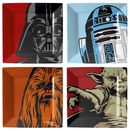 Iconic Character Graphics 4 pieces, Star Wars, Piatto