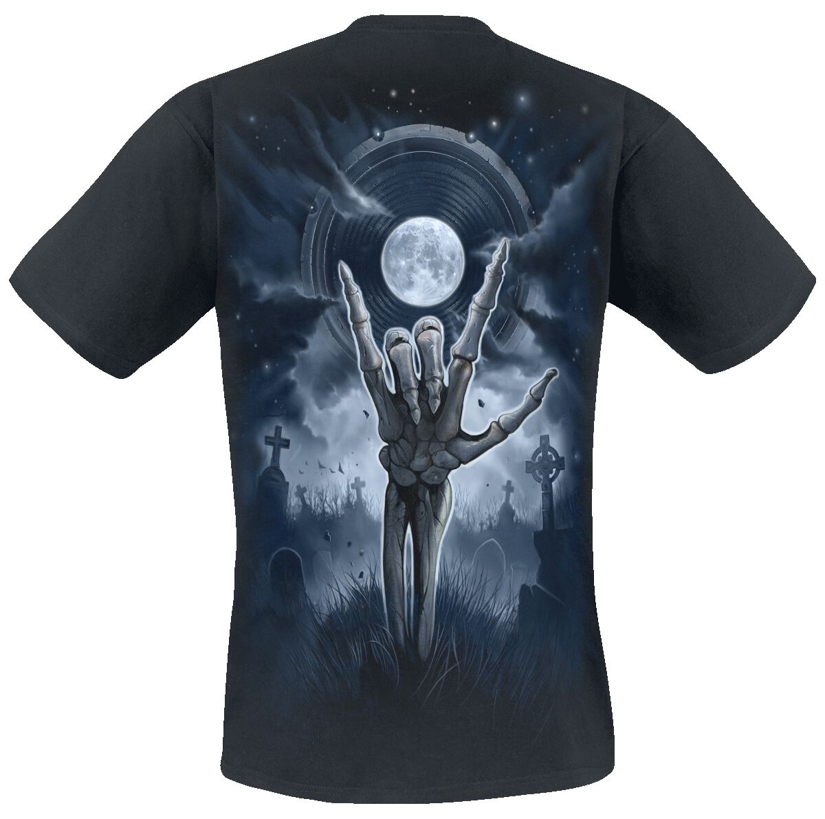Spiral Kids T-Shirt Uomo Nero "Anger Management" - Gatto Arrabbiato, 100% Cotone, Stampa Frontale, Abbigliamento Alternativo