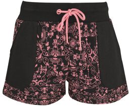 Shorts with pink decorations, RED by EMP, Shorts