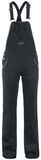 Destroyed Dungarees (Straight Fit), Black Premium by EMP, Pantaloni