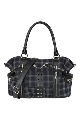ROMWE Goth Borsa gotica Y2K, borsa a spalla punk con decorazione a ROMWE Goth Borsa gotica Y2K, borsa a spalla punk con decorazione a