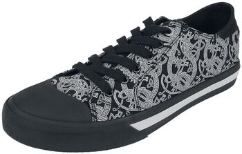 Sneakers with Viking Print
