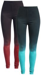 Double pack of colour gradient leggings, Full Volume by EMP, Leggings