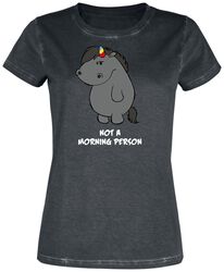 Grumpy Unicorn - Not A Morning Person, Unicorno paffuto, T-Shirt