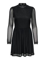 Noisy May NMANDY PU 2/4 SHIRTDRESS - Tričkové šaty - black/čierna Noisy May NMANDY PU 2/4 SHIRTDRESS - Tričkové šaty - black/čierna