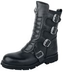 New Rock Four Buckle Boots, Gothicana by EMP, Stivali