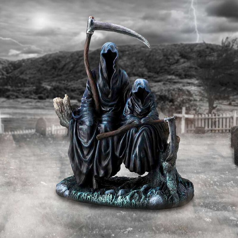 Nemesis Now Statuetta Blue Geode Home - Uovo Di Drago Splendente Con Cucciolo Blu - 8x8x10,7 Cm - Poliresina Dipinta A Mano