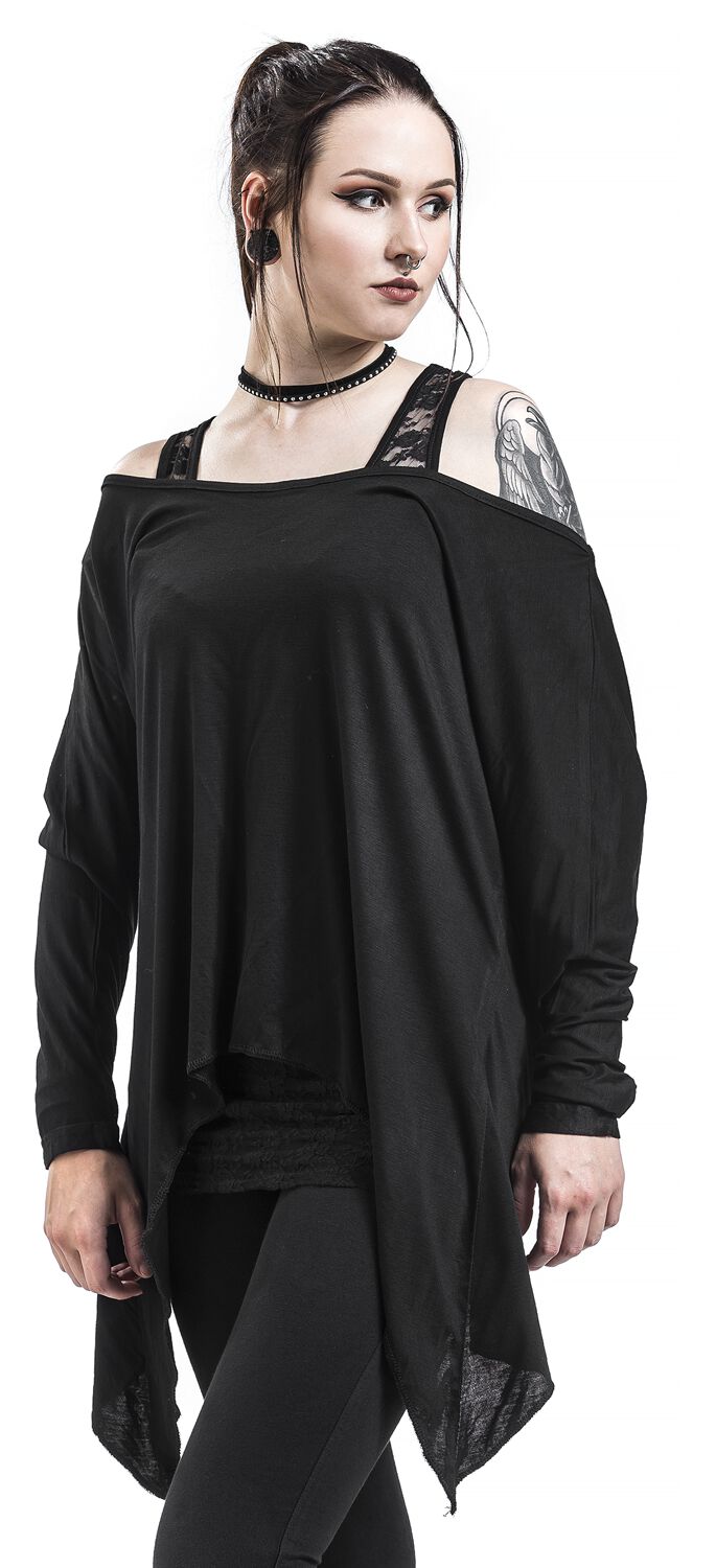 Gothic Longsleeve | Sinister Gothic Maglia Maniche Lunghe | EMP