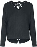 Ladies Back Lace Up Sweater, Urban Classics, Maglione