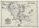 Middle Earth Map, Il Signore Degli Anelli, Poster