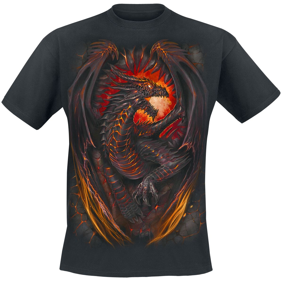 Spiral T-Shirt Bambini E Ragazzi – Maglietta Nera In Cotone 100% Con Stampe Gothic/Horror, Vestibilità Comfort, Marchio Alternativo - 2