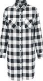 Ladies Checked Flannel Shirt Dress, Urban Classics, Camicia in flanella