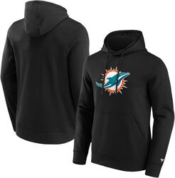 Miami Dolphins logo, Fanatics, Felpa con cappuccio