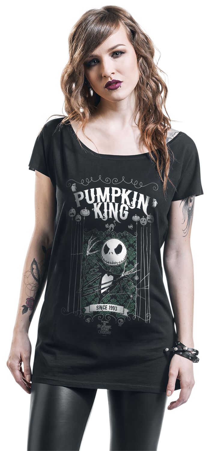 The Nightmare Before Christmas Jack Skellington Graves Maglietta
