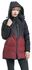 Winter Jacket with Black-Red Colour Gradient