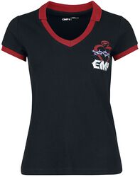 T-shirt with retro EMP logo, EMP Stage Collection, T-Shirt