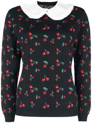 Cherries Knit Pullover & Collar, Pussy Deluxe, Maglione