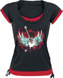 Winged Guitar, Full Volume by EMP, T-Shirt