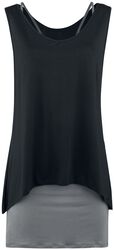Two-In-One Dress, Black Premium by EMP, Miniabito