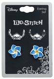 Stitch and Hibiscus Flowers, Lilo & Stitch, Set di orecchini