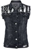 Jeans Waistcoat, Rock Rebel by EMP, Gilet