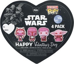 The Mandalorian Valentine’s Day set of four - Pocket Pop!