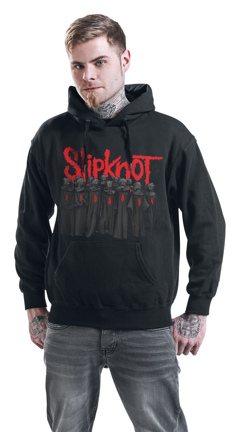 Slipknot Iowa des Moines Uomo Felpa con Cappuccio Nero L 80% Cotone, 20% Poliestere Regular