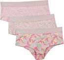 Pink Panty Set with Prints, Full Volume by EMP, Slip