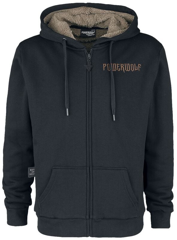 Felpa da uomo Powerwolf - Crest Wolves - METALSHOP Felpa da uomo Powerwolf - Crest Wolves - METALSHOP