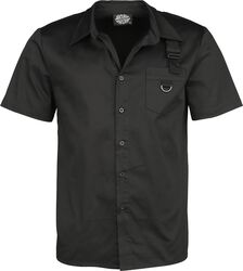 Black shirt, H&R London, Camicia Maniche Corte