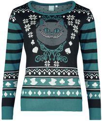 Cheshire Cat - We Are All Mad Here, Alice in Wonderland, Christmas jumper
