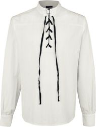 Lace-Up Shirt With Buckle, Banned, T-Shirt