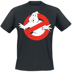 Distressed Logo, Ghostbusters, T-Shirt
