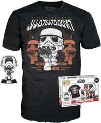 Stormtrooper (metallic design) - T-shirt plus Funko - POP! & Tee, Star Wars, Funko Pop!