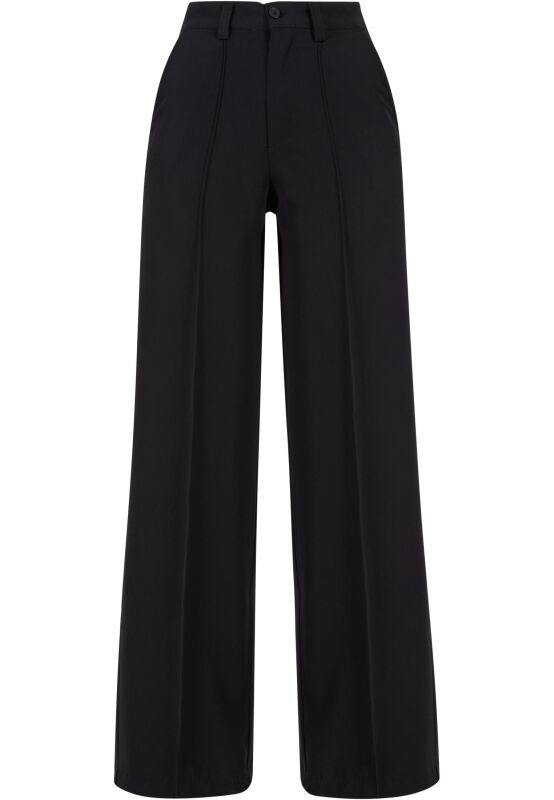 Ladies Wide Pleated Trousers