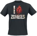 I Love Zombies, I Love Zombies, T-Shirt