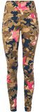 Leggings with All-Over Camouflage Star Print, Rock Rebel by EMP, Pantaloni