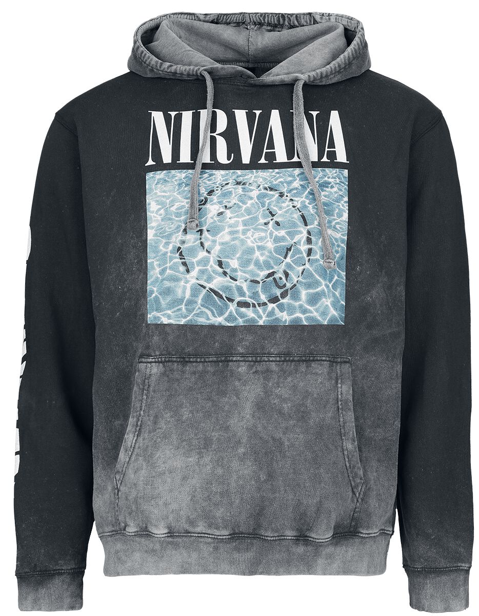 Nirvana Angel Hombre Sudadera con Capucha Beige L 80% algodón, 20% poliéster Regular