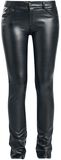 Faux Leather Trousers, Black Premium by EMP, Pantaloni in similpelle