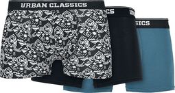 Organic Boxer Shorts 3 Pack, Urban Classics, Set di boxer