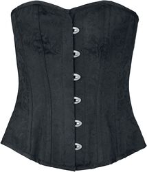 Corset with brocade pattern, Gothicana by EMP, Corsetto