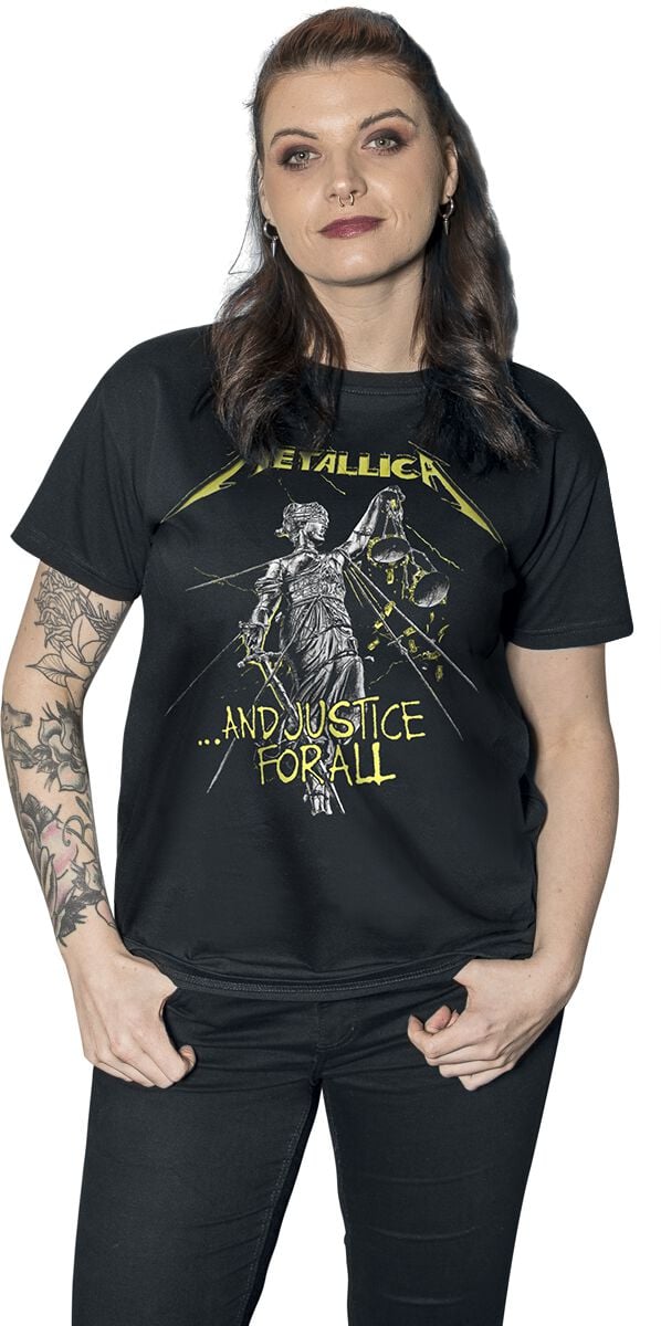 And Justice For All Tracklist Metallica T-Shirt EMP
