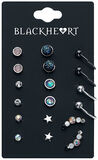 Ear Stud Collection, Blackheart, Set di orecchini