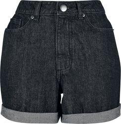 Ladies’ high-waist boyfriend shorts, Urban Classics, Hot Pants